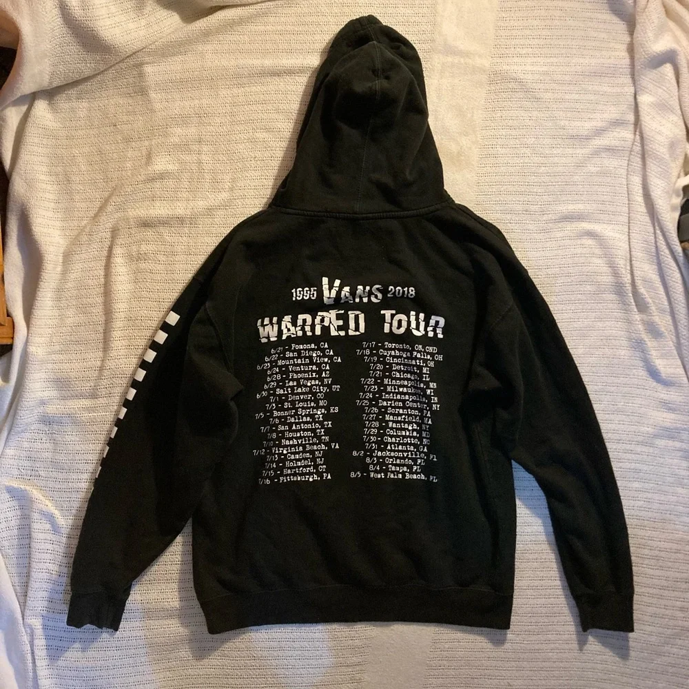 Vans Black Warped Tour Hoodie - Picture 10 of 10